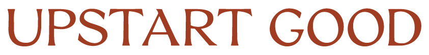 Primary Logo red - Upstart Good - Newport, RI - Sustainability Consulting & Sustainable Home Organization